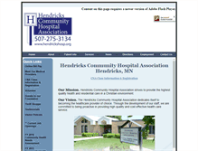 Tablet Screenshot of hendrickshosp.org